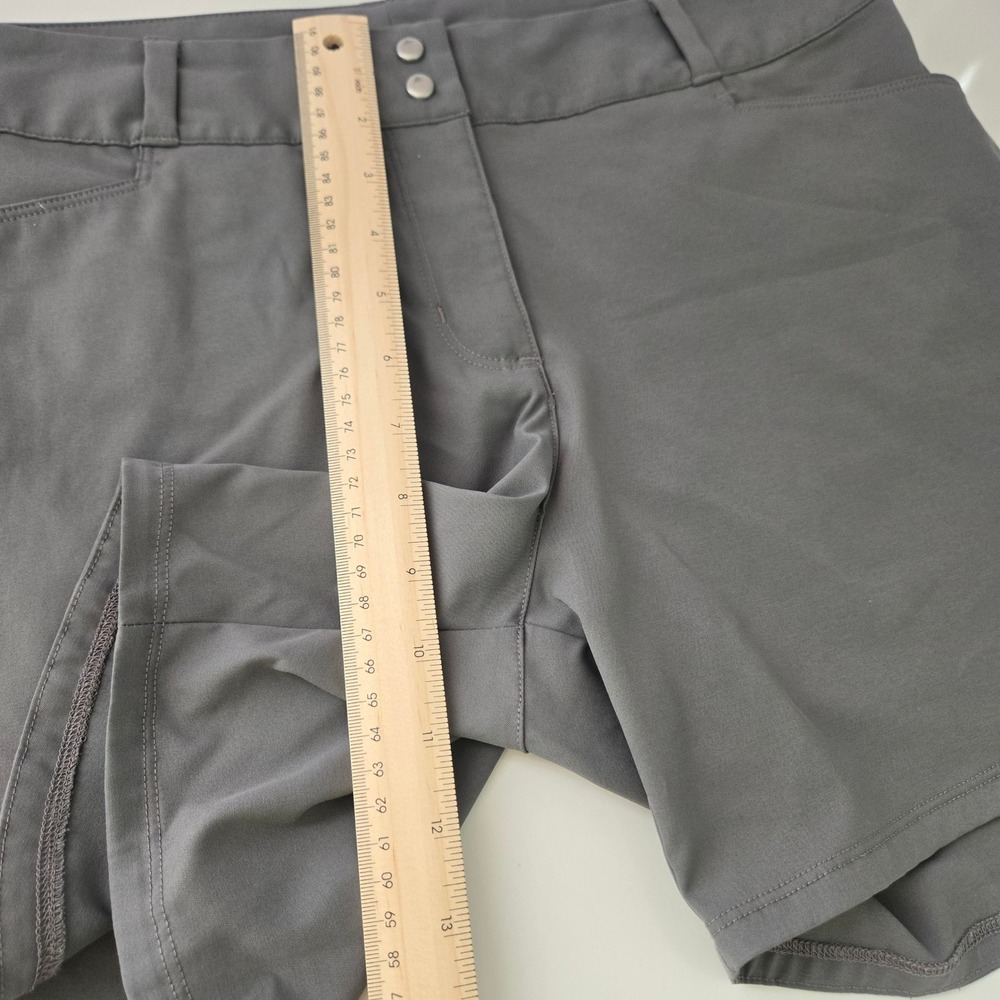adidas Golf Womens 10 Gray Performance Athletic Shorts Tulip Hem Solid - Picture 8 of 10